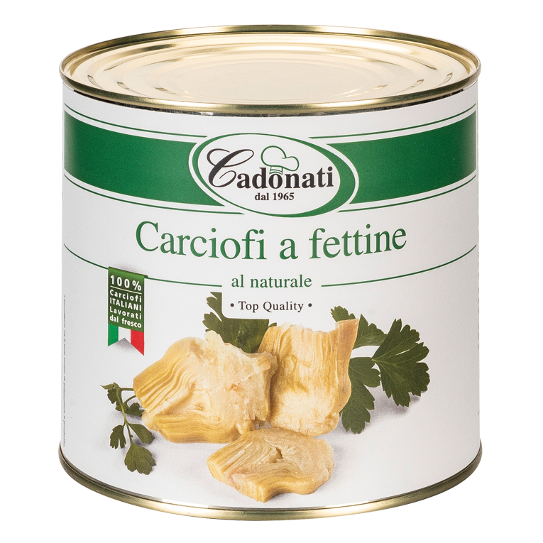 Carciofi a fettine al naturale
