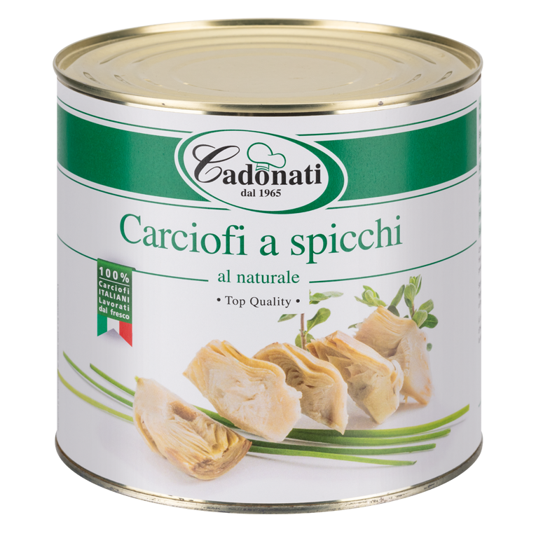 Carciofi a spicchi al naturale