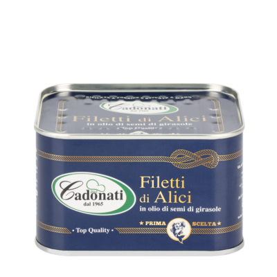 Filetti di Alici in olio di semi di girasole