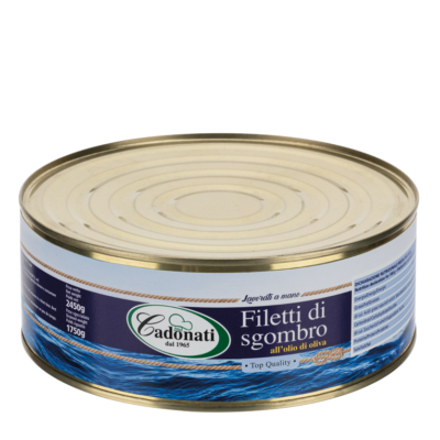 Filetti di sgombro all’olio d’oliva