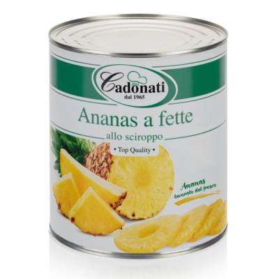 Ananas a fette allo sciroppo