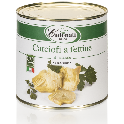 Carciofi a fettine al naturale