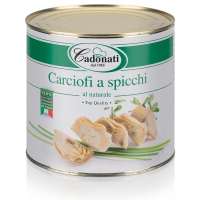 Carciofi a spicchi al naturale