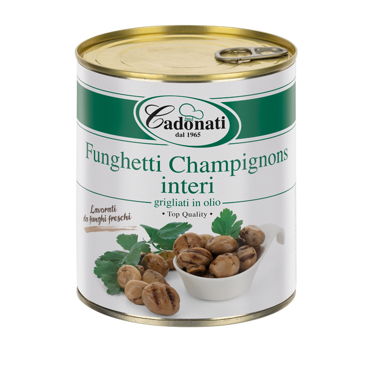 Funghetti Champignons interi grigliati in olio