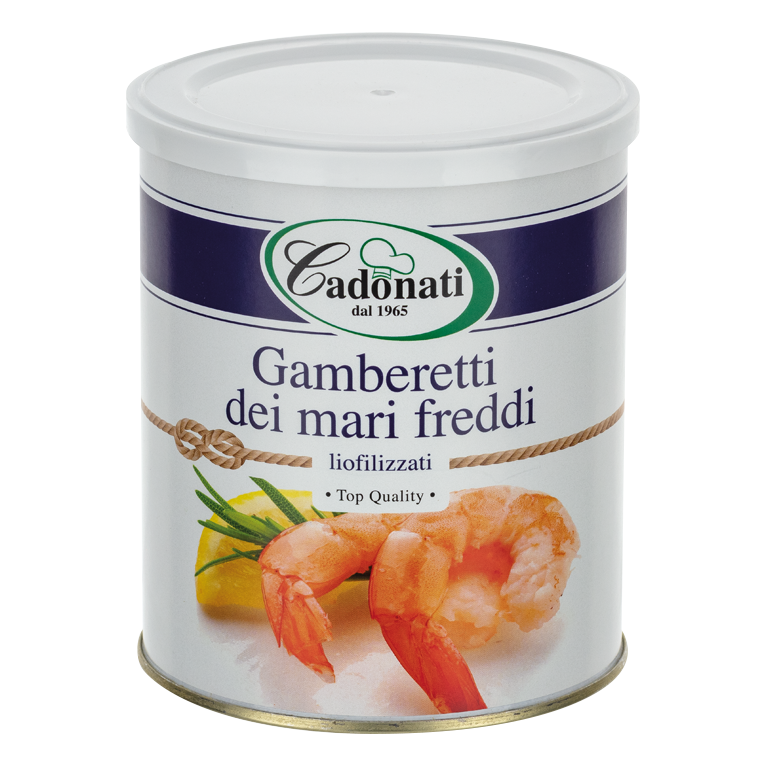 Gamberetti dei mari freddi liofilizzati