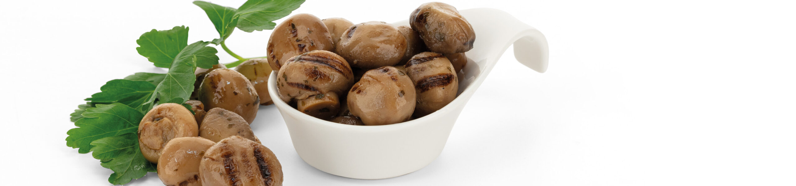 Funghetti champignons interi grigliati in olio