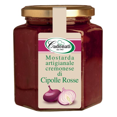 Mostarda artigianale cremonese di Cipolle Rosse