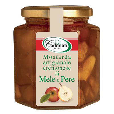 Mostarda artigianale cremonese di Mele e Pere