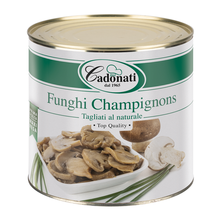 Funghi Champignons al naturale Maxi Resa