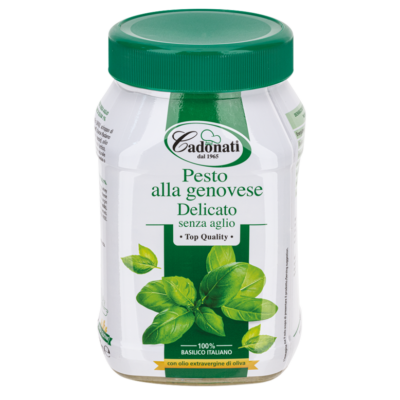Pesto alla genovese delicato senza aglio
