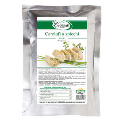Carciofi a spicchi in olio