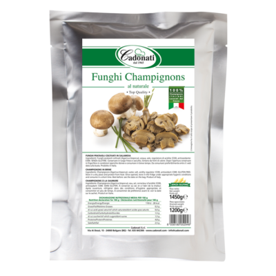 Funghi Champignons al naturale