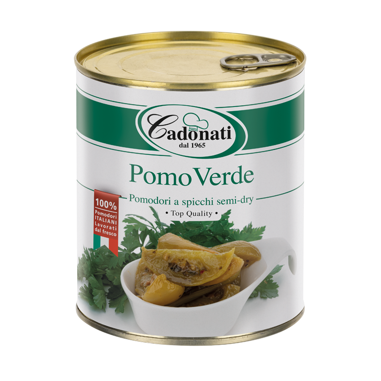Pomo Verde pomodori a spicchi semi-dry