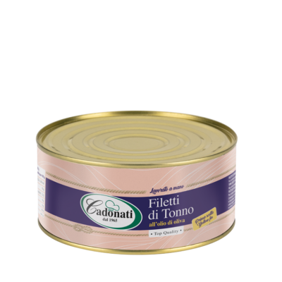 Filetti di Tonno Yellowfin all’olio di oliva