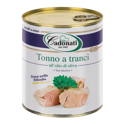 Tonno a tranci all’olio di oliva